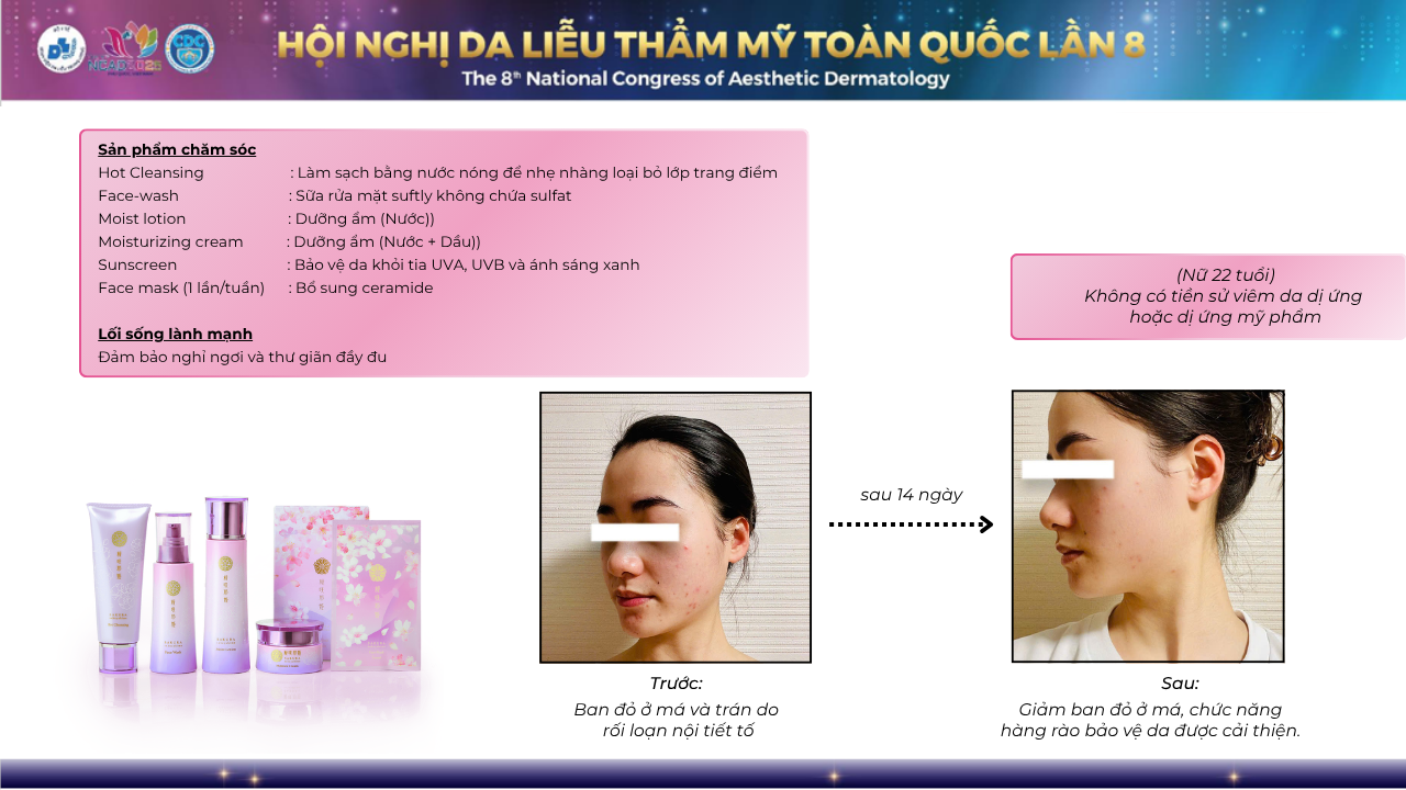 Báo cáo lâm sàng tại hội nghị da liễu toàn quốc
