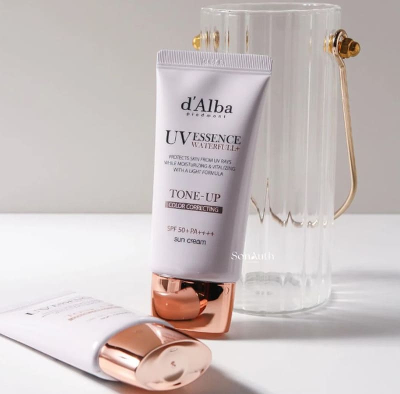 Kem chống nắng vật lý cho bà bầu d'Alba Waterfull Tone-up SPF 50+ PA++++