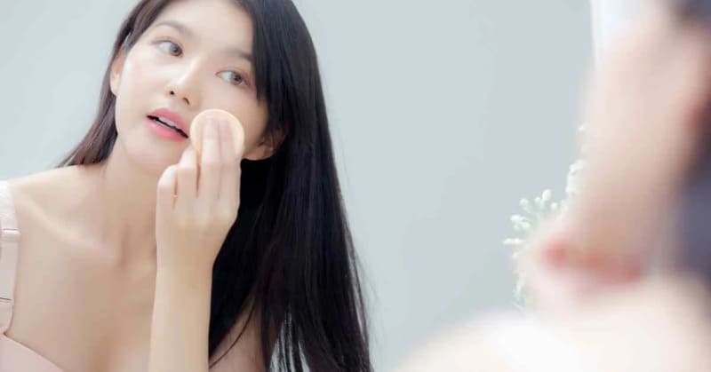 các bước trang điểm có kem chống nắng