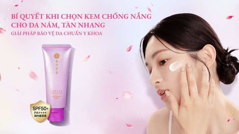 Gợi ý kem chống nắng Sakura Sakuyahime bảo vệ da toàn diện vào mùa đông