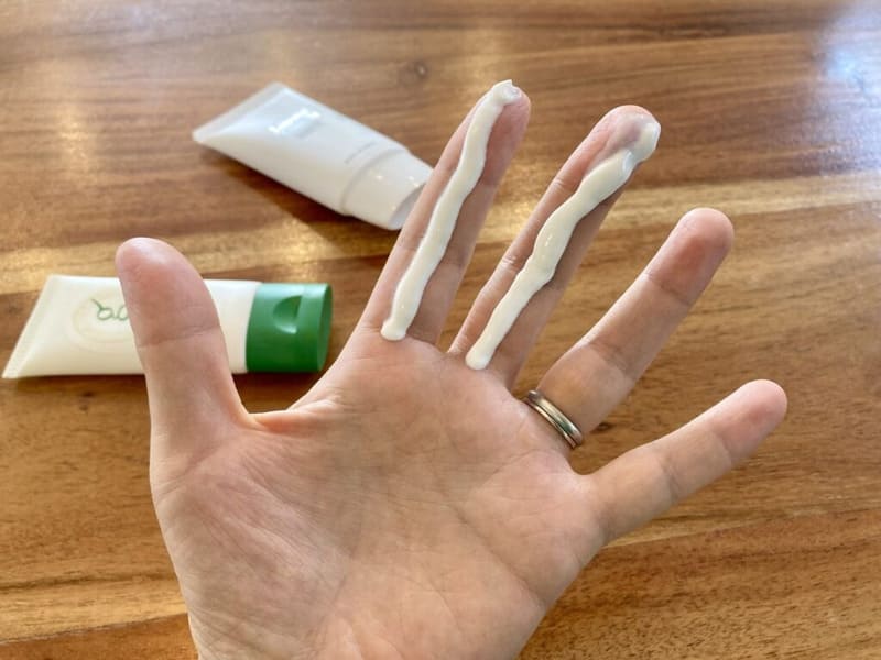 Lượng kem chống nắng cần bôi